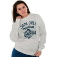 thumbnail image 5 of Adorable Father Daughter Fishing Cute Women Crewneck Sweatshirt Brisco Brands S, 5 of 6