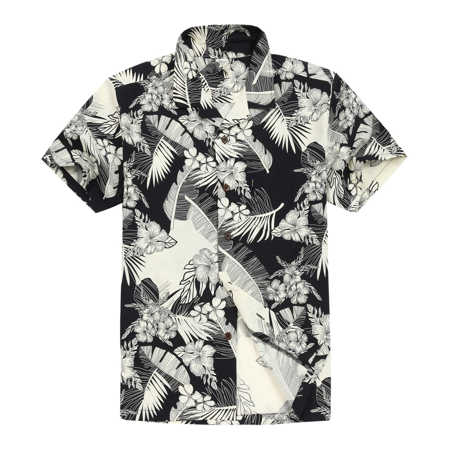 New Mens Tokyo Laundry Tarvin Palm Leaf Print Short Sleeve Shirt Size S-XL 