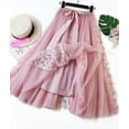 thumbnail image 4 of ORUYROP Long Arc-en-Ciel une Ligne Tulle Jupe Étagée Jupon (Tulle), 4 of 6