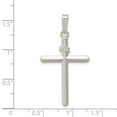 thumbnail image 5 of 925 Sterling Silver Polished INRI Cross Shaped Pendant, 5 of 5
