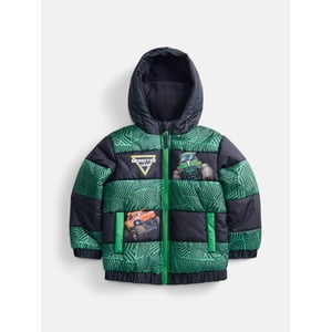 Monster Jam Toddler Boys Heavyweight Puffer Jacket