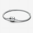 thumbnail image 1 of Pandora Pulsera de Cadena de Corazón y Serpiente Moments con Caja de Regalo (16cm/6.3in), 1 of 4