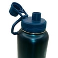 thumbnail image 6 of ThermoFlask Stainless Steel Water Bottle, 40 oz, 2-Pack (Silver/Blue Brushed), 6 of 6