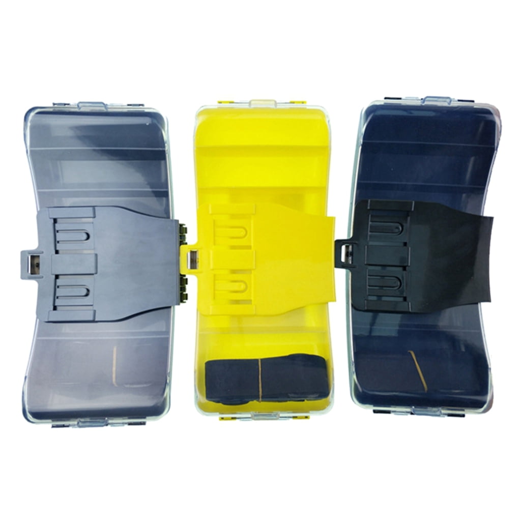 ANXPTIME Portable Fishing Tackle Box Plastic Baits Lures Waist Box with Belt Easy to Use