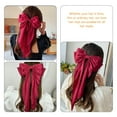 thumbnail image 3 of WASHWEPE 2Pcs Large Barrettes for Thick Hair Red Cloth Accessory for Girls, 3 of 5