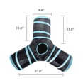 thumbnail image 4 of Collapsible 3 Way T-Shape Cat Tubetunnel Cat Toy With Peek Hole For Cat, Kitty, Kitten, 4 of 5