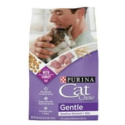 Purina Cat Chow, Gentle Dry Cat Food, Sensitive Stomach + Skin - 3.15 lb. Bag