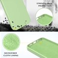 thumbnail image 4 of Funda GUAGUA de silicona líquida delgada para iPhone 13 Pro Max de 6.7 pulgadas, color verde, 4 of 9