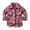 Red, variant on Godderr Kids Toddler Boys Spring Fall Shirts Coat Baby Newborn Long Sleeve Button Down Plaid Shirts Tops,Size 6 Months-9T