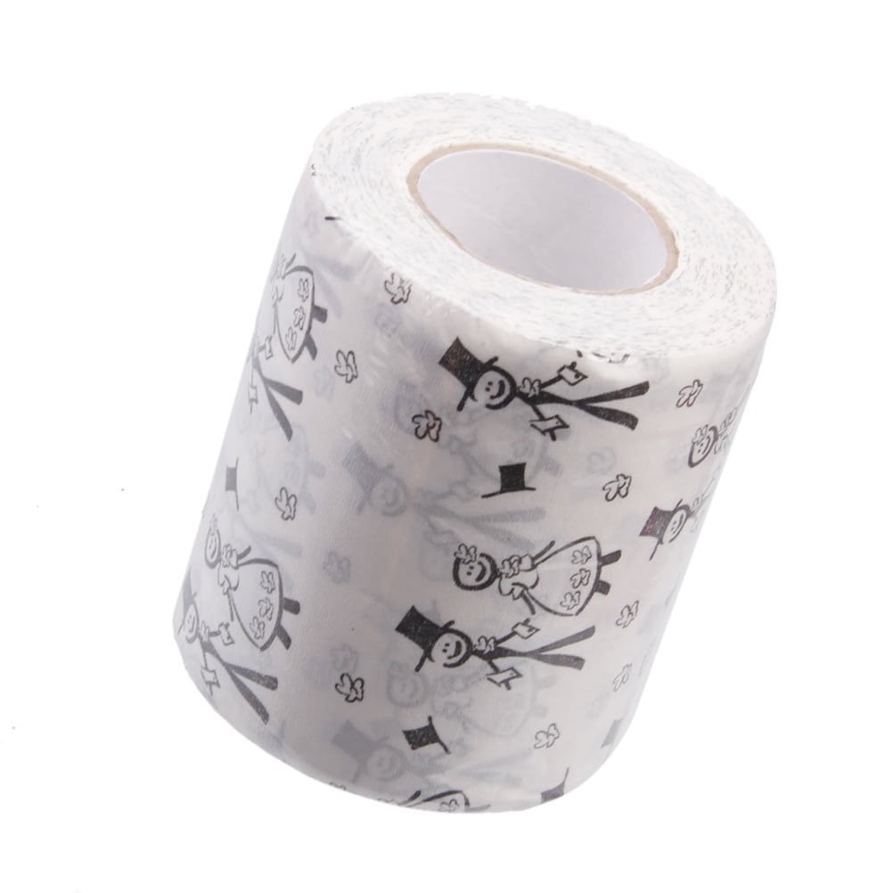 Wedding Love Heart Toilet Paper Roll Bride and Groom Print 3ply Funny tissue NEW 