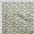 thumbnail image 4 of oneOone Viscose Jersey Light Green Fabric Geometric Bold Lines Quilting Supplies Print Sewing Fabric By The Yard 60 Inch Wide, 4 of 4