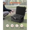 thumbnail image 3 of Rugged IP67 Certified Waterproof Case with Pre-Cut Foam, Built-in Wheels and Retractable Handle for Easy Mobility – Designed for Military, Hunting and Professional Photography, 3 of 10