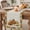 Beige, Pumpkin Spice, Sage, Oatmeal, variant on Thanksgiving Turkey Table Runner - 36 Inch Long Fall Harvest Pumpkins Rustic Cotton and Linen Blended Dress Scarves Farmhouse Table Runner for Kitchen Dining, Coffee Table, 13" x 36"