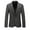 Black, variant on Vedolay Fall Tops for Men Business Casual Blazer with Lined Double Suit Jacket,Black 165