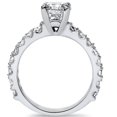 thumbnail image 3 of Pompeii 1 1/2ct Round Lab Grown Diamond Engagement Ring 14K Solitaire White Gold (G,VS), 3 of 3