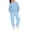 Light Blue, variant on GiLiling Boys Girls School Sweatsuits Set, Athletic 2-Piece Outfit, Preppy Hoodie and Sweatpants, Plain Tracksuit Clothing Sets (Dark Purple, 6-7 Years)