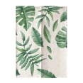 thumbnail image 3 of Rideau de Séparation, Rideaux de Porte pour Enfants, Demi-Rideau de Porte, Rideau Imprimé Feuilles Vertes, pour Chambre Salon, 3 of 8