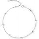 thumbnail image 1 of Nvzi Pulsera de tobillo de plata de ley 925 Tobilleras para mujer Tobillera circular Playa, 1 of 4