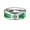 Green-111, variant on Angel Number Rings for Men Women Couples Lucky Numerology 111 222 333 444 555 666 777 888 999 Stainless Steel Colorful 8MM Band Personalized Spiritual Jewelry Red-111 Size 9