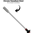 thumbnail image 5 of Teng Tools 5.5mm 6 Point Opening Durable Chrome Vanadium Steel T-Handle Nut Driver - MDNT4055, 5 of 6