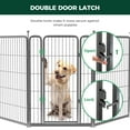 thumbnail image 6 of FXW Aster Dog Playpen Designed for Courtyard, RV Camping, 40" 16 Panels for Large Dogs, Silver, 6 of 8