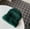 Dark green, variant on SikaFu Korean Version Rabbit Hair Knitted Thick And Warm Knitted Hat, Cute And Versatile In Autumn And Winter, Ear Protection For Couples, Pile Up Hat, Solid Color Hat