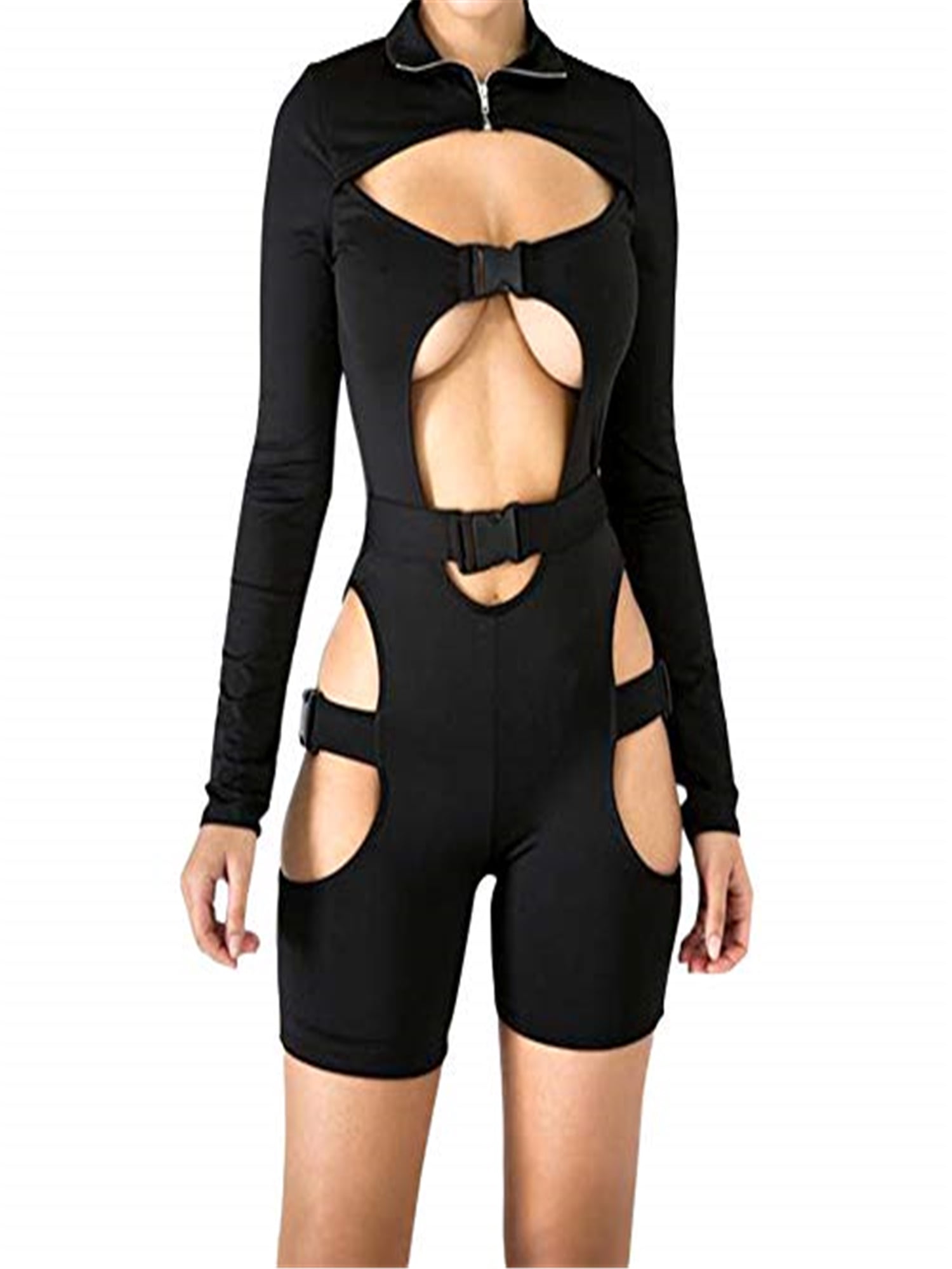 Biker Short Rompers Bodysuits 