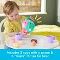 thumbnail image 5 of Fisher-Price Laugh & Learn Time for Tea Set, Interactive Toddler Learning Toy, 9 Pieces, 5 of 7