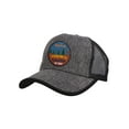 thumbnail image 2 of Gravity Outdoor Chapeau de Camionneur Réglable en Paille Yosemite - Gris/noir, 2 of 2