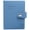 Blue, variant on 1Pc Small Pocket Notebook 3x4, A7 Mini Leather Journal with Snap Button Closure, 200 Pages Thick Lined Notepad for Purse Everyday Carry, Blue