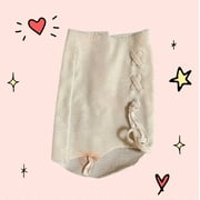 Lol Surprise doll OMG Bartz Fashionista Beige Ivory Off White Midi Mini Suede Leather Skirt