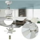 thumbnail image 3 of Socket Fan Ceiling Fan with Light and Remote, Socket Fan Light with 3-Speed Wind Adjustment, 20.5' Ceiling Fan with LED Light, Summer Home Improvemen[, 3 of 4