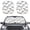 Bat Spider Web, variant on Jiueut Sloth Cross Print Universal Fit Windshield Sun Shade Foldable 2pcs Car Sunshades Reflective Fabric Sun Visor Accessories Keep Your Car Cool
