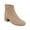 Beige, variant on Gentle Souls by Kenneth Cole Womens Ella Apron Bootie Leather Ankle Boots
