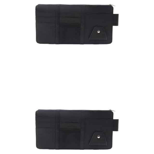 Transemion Durable Car Storage Solution - Easy Assembly And Organized Space Car Accessories Interiors Black (zips upgrad) 2Set