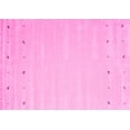 thumbnail image 1 of Ahgly Company Indoor Rectangle Solid Pink Modern Area Rugs, 2' x 4', 1 of 4