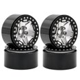 thumbnail image 1 of Labymos Aluminum Alloy Wheel Rim Beadlock 2.2in Wheel Rims Hub 4pcs Replacement for 1/10 1/8, 1 of 6