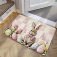 thumbnail image 2 of Colorful Egg Bunny Flower Easter Doormat, Home Decor Rug Door Mat Floor Mat for Indoor Outdoor (16x24 in), 2 of 6