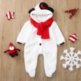 thumbnail image 5 of ZPYESWOW First Christmas Onesie Boys Christmas Outfit Christmas Clothes for Girls Sets Size 7-8 Boys Sweatsuits Clearance Toddler Girl Clothes Baby, White 0-6 Months, 5 of 9