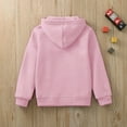 thumbnail image 4 of Tiijoy Tween Girls Zip up Hoodie Jacket Solid Unisex Kids Hooded Sweatshirt, Sizes 11-12, 4 of 5