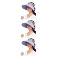 thumbnail image 4 of Minnieouse Sombrero de mujer de repuesto a prueba de viento, transpirable, plegable, para verano, al aire libre, para playa, piscina, gorro para Type1 NO1, 4 of 6