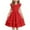 Red, variant on Girls Summer Flutter Sleeve One-Piece Frock Dress Pink 12 Years