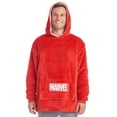 thumbnail image 2 of Marvel Avengers Newborn Baby Boy or Girl Oversized Blanket Hoodie Sherpa Wearable Hooded Lounge Sweatshirt One Size, 2 of 5