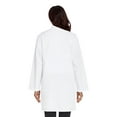 thumbnail image 4 of Cimmuovere Women's Lab Coat, Hip Pockets, Slim Fit, Concealed Snap Closure, Hard Wearing Fabric, size is XS-3XL, 4 of 5