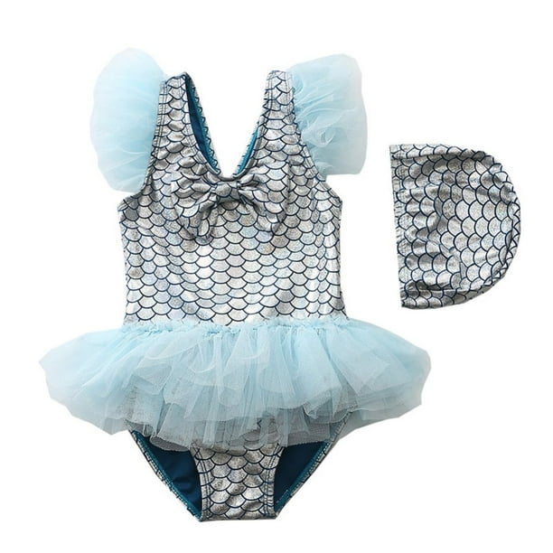Ruffle Sunsuit - Mermaid Princess