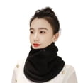 thumbnail image 5 of Eoperou Winter Fleece Neck Scarf Thickened Warmth Autumn Neck Sleeve Women Scarf Double Layer Plush Neckerchief Scarf Ring, 5 of 8