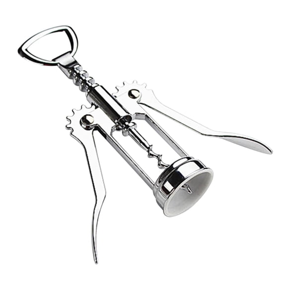Farfi Champagne Wine Bottle Opener Metal Wing Type Corkscrew Restaurant Kitchen Tool (1pc)