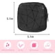 thumbnail image 4 of Bolsa de almacenamiento de toallas sanitarias, bolsa de copa menstrual, bolsa de almacenamiento de toallas sanitarias de maquillaje pequeño empalme geométrico de viaje para niñas, pequeña, portátil, JAMW Sencillez, 4 of 5