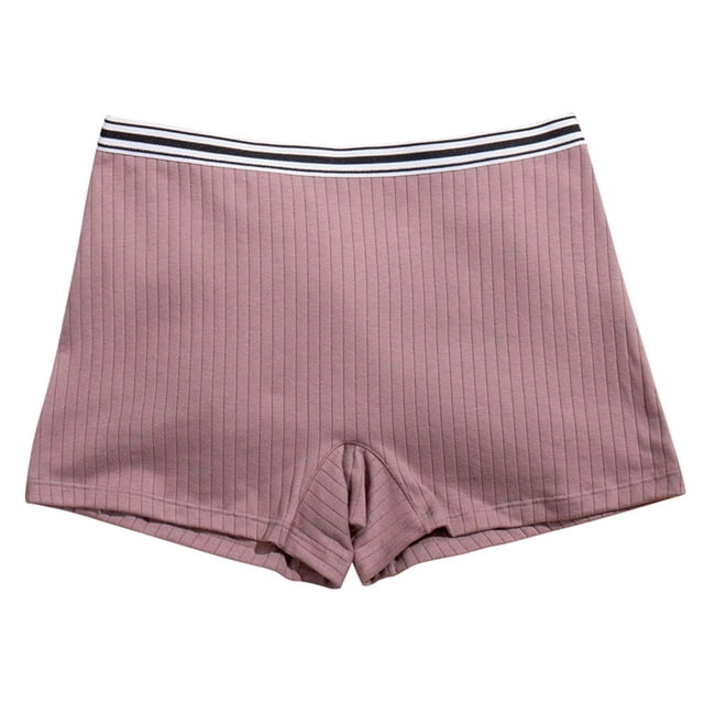 COM1950s Boxers for Women, Women's Large Size Mid-Rise Comfortable Breathable Boxers Briefs