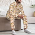 thumbnail image 7 of Balery Gnomes Autumn Harvest Pattern Pajama Sets for Men Long Sleeve 2 Piece Sleepwear Loungewear Sets Soft PJ's with Pockets Long Sleeve Comfy Pj Sets-X-Large, 7 of 7